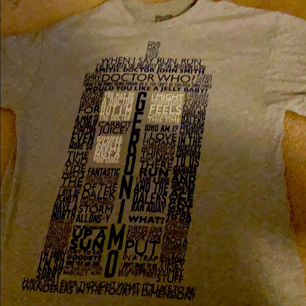 Doctor Who tee shirt brand new